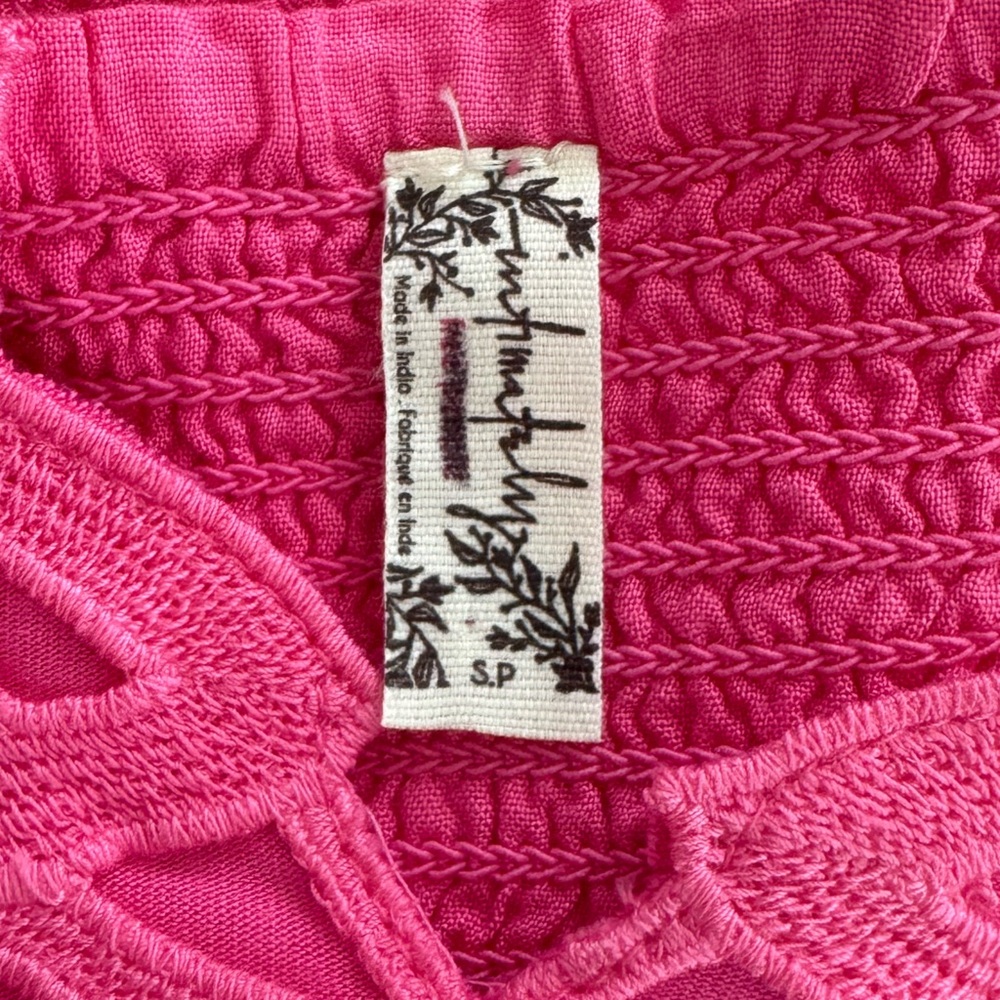 NEW Free People Bralette Pink Size Small - Picture 4 of 6